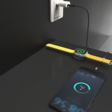 Dudao A12MaxC PD60W 2-in-1 Ladegerät Apple Watch USB-C Schnellladegerät - Schwarz