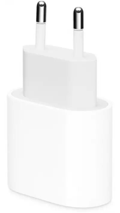 Chargeur USB-C 20W original Apple (MHJE3ZM/A) - Blanc