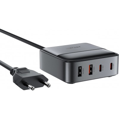 Acefast Z6 65W GaN Netzladegerät (2x USB-A / 2x USB-C) PD - Schwarz