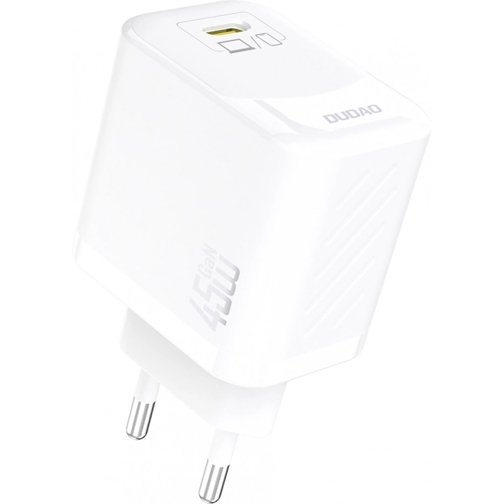 Chargeur mural USB-C 45W GaN Dudao A28 rapide et compact - Blanc