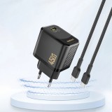 Chargeur mural USB-C 45W GaN Dudao A28 rapide et compact - Noir