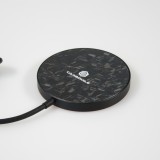 Chargeur sans fil MagSafe 15W Carbomile carbon forgé - Noir