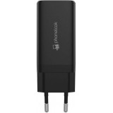 Ladegerät 65W GaN 2x USB-C und 1x USB (Power Delivery) - PhoneLook - Schwarz