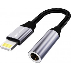 Lightning (iPhone) zu 3.5mm AUX Audio Kopfhörer Anschluss Stecker Nylon und Aluminium - PhoneLook