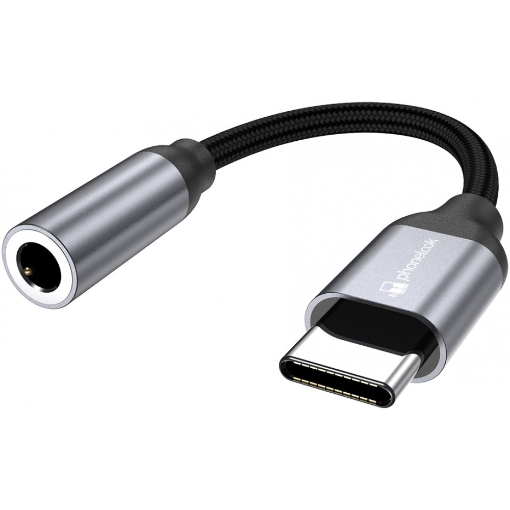 Adaptateur USB-C vers Jack 3,5 mm (Aux) blanc, Type-C vers Aux, hub, câble