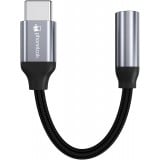 Connecteur USB-C vers 3.5mm AUX audio écouteurs avec prise jack en nylon et aluminium (Samsung, Huawei, iPhone 15) - PhoneLook