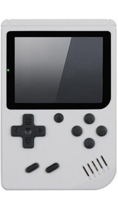 Console de jeux portable rétro - 8-bit Game Classics pour les trajets avec écran 3" TFT - Blanc