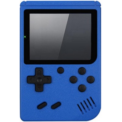Console de jeux portable rétro - 8-bit Game Classics pour les trajets avec écran 3" TFT - Bleu