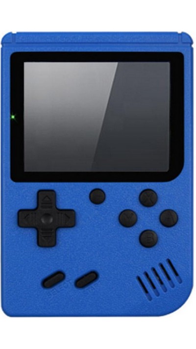 Console de jeux portable rétro - 8-bit Game Classics pour les trajets avec écran 3" TFT - Bleu
