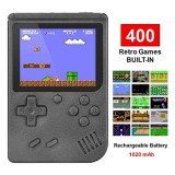 Handheld Retro Spiele-Konsole - 8-Bit Game Klassiker für Unterwegs mit 3" Display - Rot