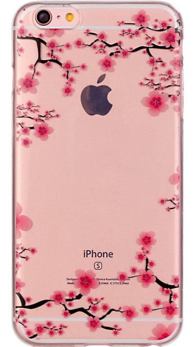 Hülle iPhone 7 Plus / 8 Plus - Gummi kleine Blumen