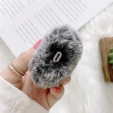 Coque AirPods 1 / 2 - Fluffy lapin  - Gris