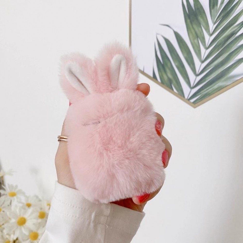 Hülle AirPods 1 / 2 - Flauschig Bunny - Rosa