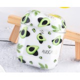 Hülle AirPods 1 / 2 - Durchsichtiger Kunststoff Avocados