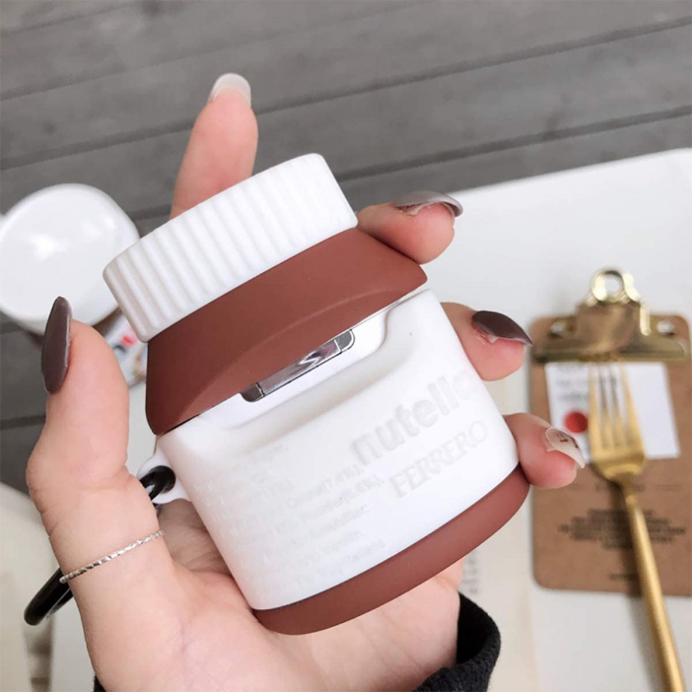 Hülle AirPods 1 / 2 - Nutella-Glas