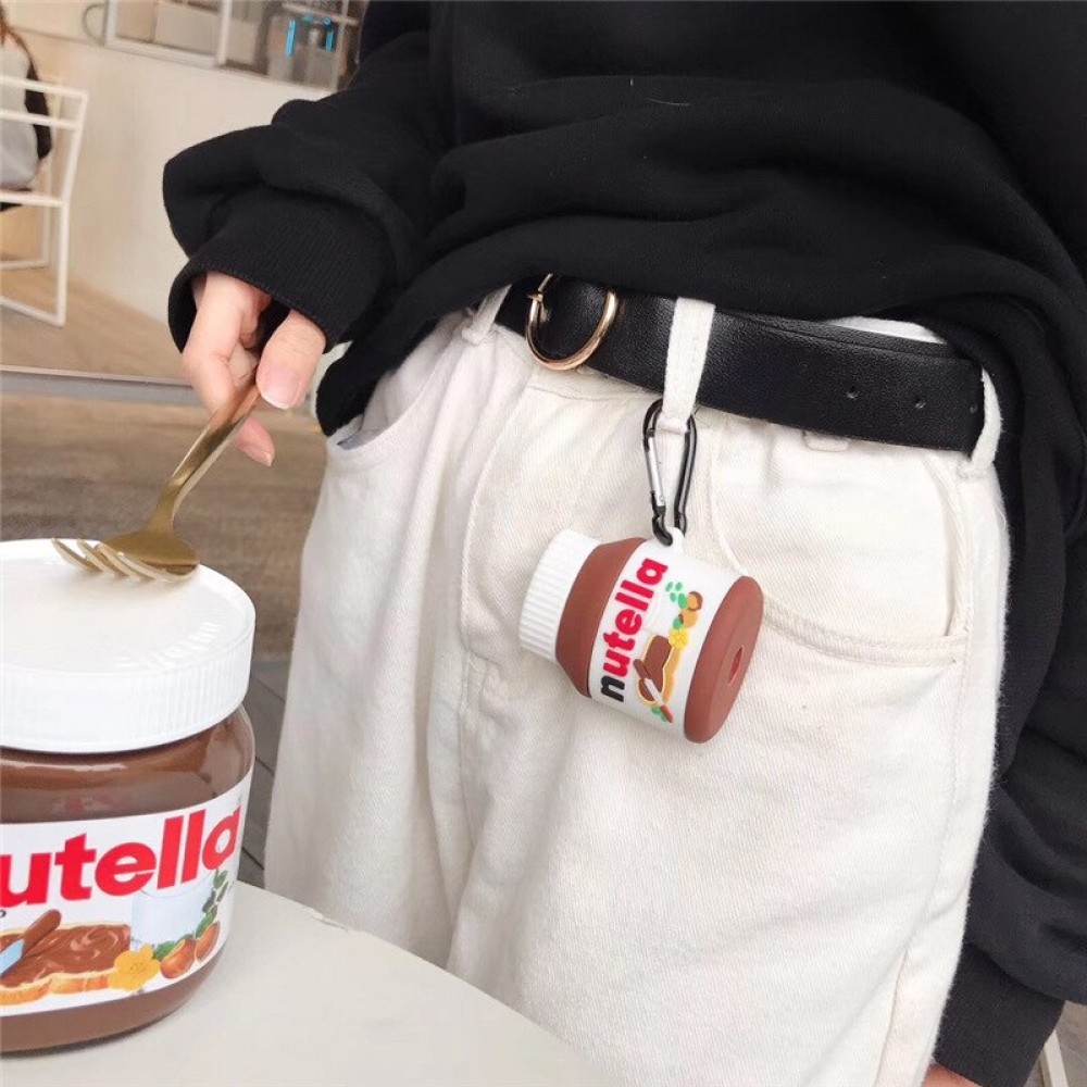 Hülle AirPods 1 / 2 - Nutella-Glas