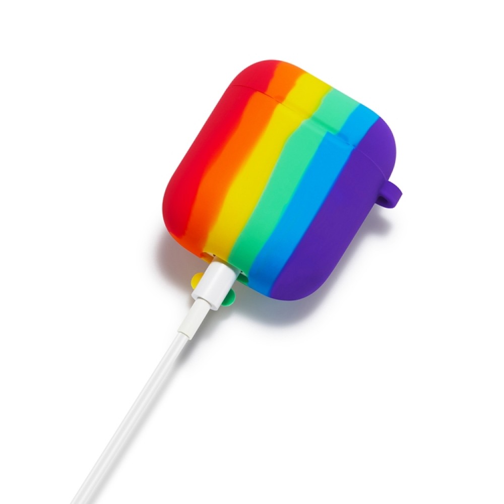 Hülle AirPods 1 / 2 - Silikon Regenbogen