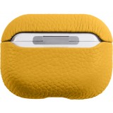 AirPods Pro Case Hülle - Schock absorbierend luxus case Echtleder - Gelb