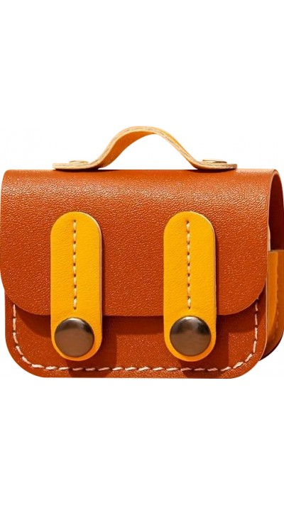 Coque AirPods 3 - Étui pour AirPods à motif sac à main sacoche - Brun