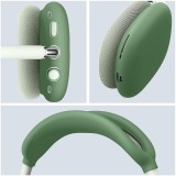 AirPods Max Case Hülle - Flexibles weiches Silikon mit Stirnband - Grün
