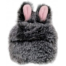 Coque AirPods Pro - Fluffy lapin  - Gris