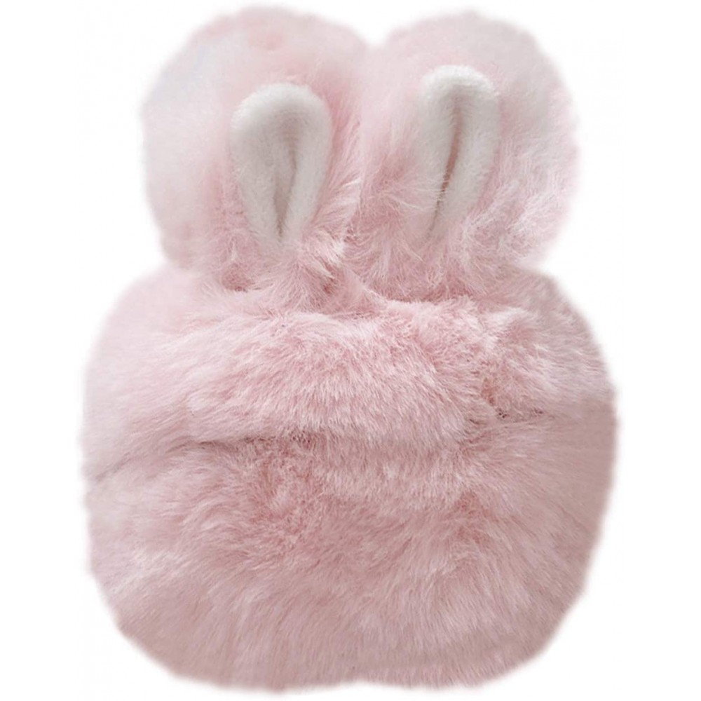 Coque AirPods Pro - Fluffy lapin  - Rose