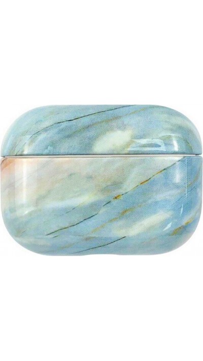 Hülle AirPods Pro - Marble - Hellblau