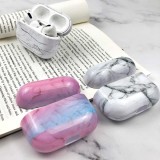 Coque AirPods Pro - Marble - Bleu clair