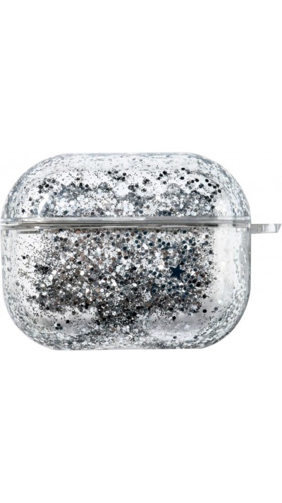 Coque AirPods Pro - Water Stars & Strass - Argent