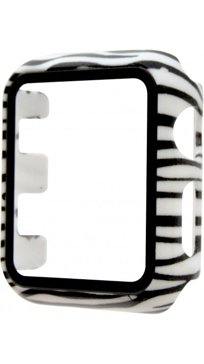 Apple Watch 42 mm Case Hülle - Full Protect mit Schutzglas - Zebre