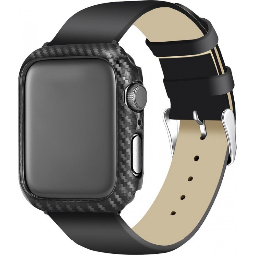 Hülle Apple Watch 44mm - Hardcase carbon