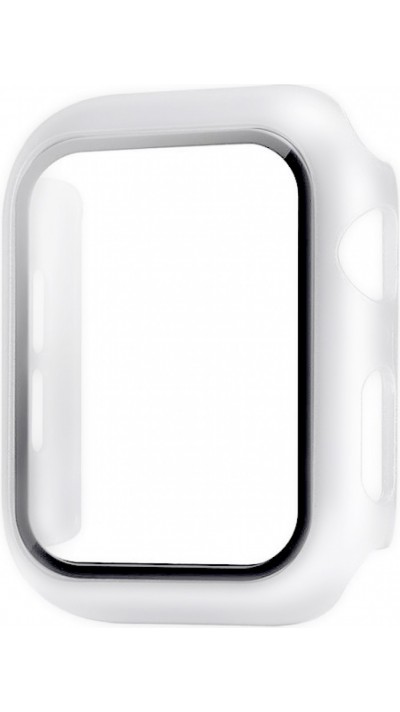 Coque Apple Watch 40mm - Full Protect avec vitre de protection - Transparent opaque