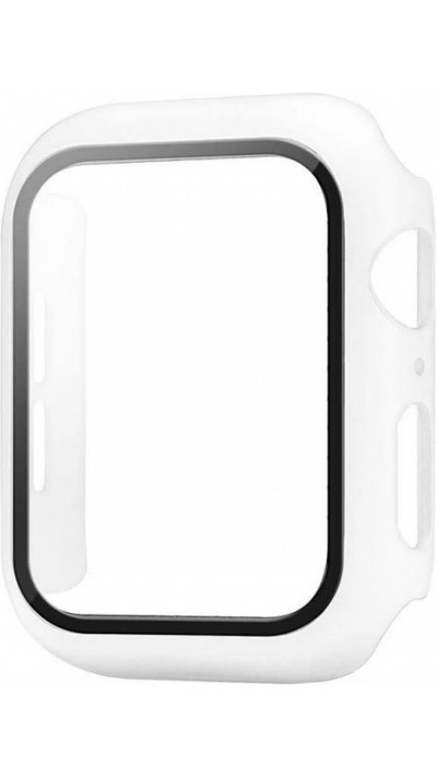 Apple Watch 42mm Case Hülle - Full Protect mit Schutzglas - - Weiss