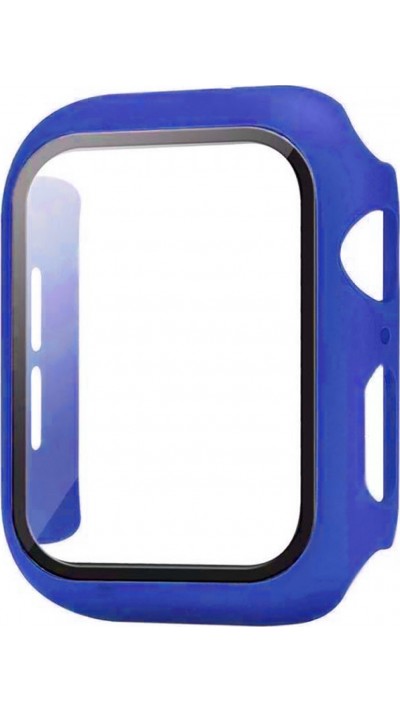 Apple Watch 44mm Case Hülle - Full Protect mit Schutzglas dunkelblau