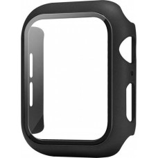 Apple Watch 38mm Case Hülle - Full Protect mit Schutzglas - - Schwarz