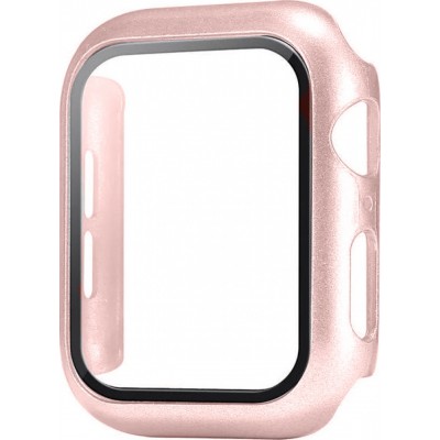 Coque Apple Watch 44mm - Full Protect avec vitre de protection - Or rose