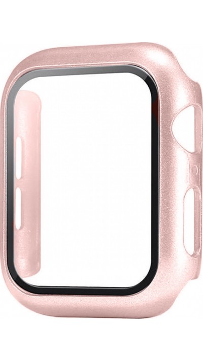 Coque Apple Watch 38mm - Full Protect avec vitre de protection - Or rose