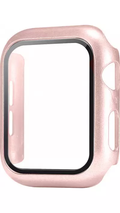Coque Apple Watch 46mm - Full Protect avec vitre de protection - Or rose
