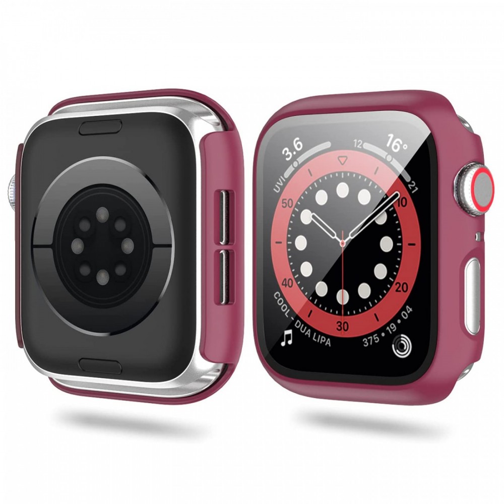 Coque Apple Watch 44mm - Full Protect avec vitre de protection - Or rose