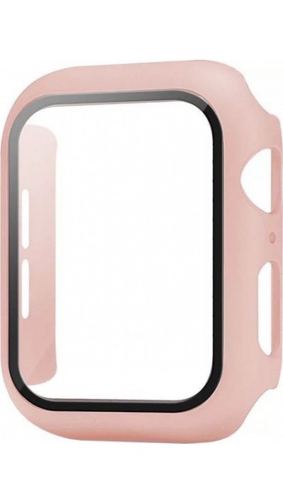 Coque Apple Watch 44mm - Full Protect avec vitre de protection - - Rose clair