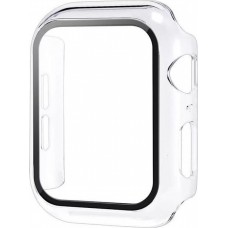 Apple Watch 44mm Case Hülle - Full Protect mit Schutzglas - - Transparent