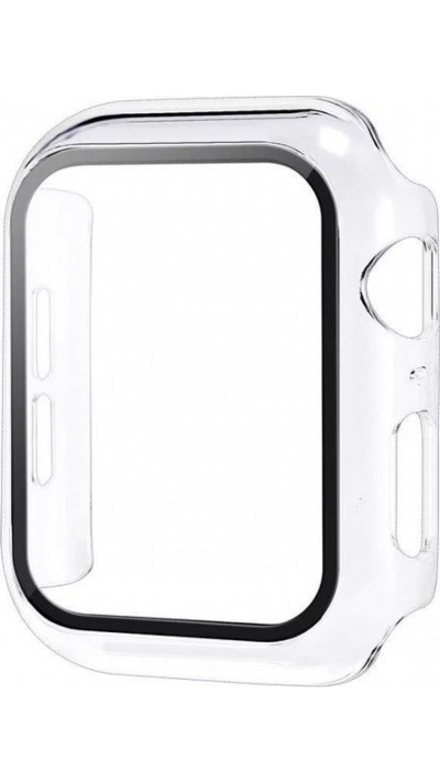 Apple Watch 44mm Case Hülle - Full Protect mit Schutzglas - - Transparent