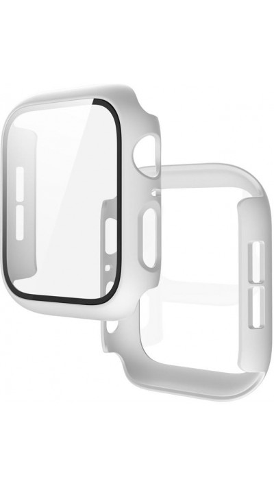 Coque Apple Watch 45 mm - Full Protect avec vitre de protection - Blanc