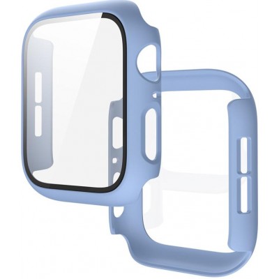 Coque Apple Watch 45 mm - Full Protect avec vitre de protection - Bleu clair