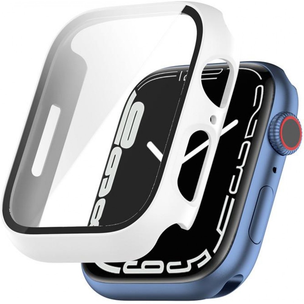 Coque Apple Watch 45 mm - Full Protect avec vitre de protection - Carbon