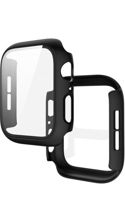 Coque Apple Watch 45 mm - Full Protect avec vitre de protection - Noir