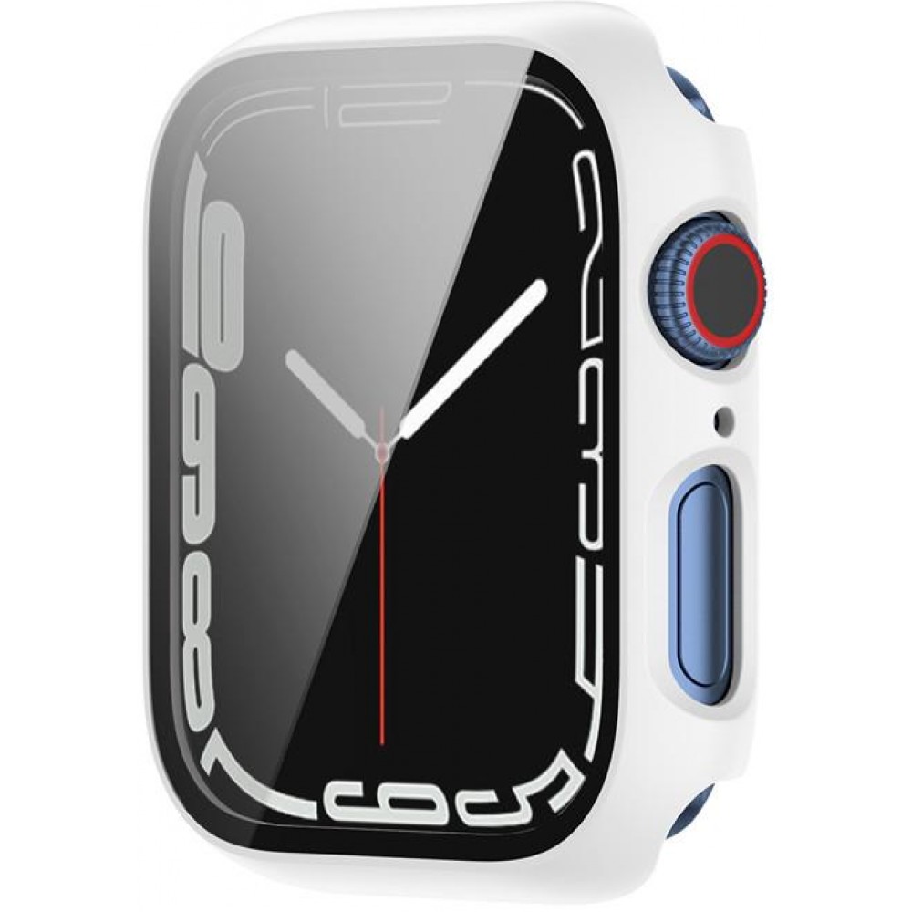 Coque Apple Watch 45 mm - Full Protect avec vitre de protection - Rouge