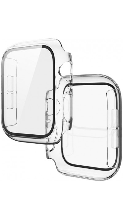 Coque Apple Watch 41 mm - Full Protect avec vitre de protection - Transparent