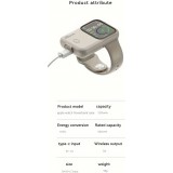 Apple Watch 44/45 mm Case Hülle - Power Bank Hülle kabelloses Laden mit Magnet (USB-C) Nutzung während des Ladevorgangs - Dunkelblau