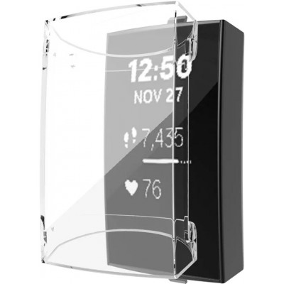 Coque Fitbit Charge 3 / 4 - Ultra-slim case avec vitre de protection - Transparent